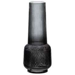 Banak Bada Vase gris décoration en verre