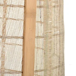 Banak Bety Lustre en bambou lin naturel marron
