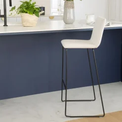 Banak Blues Tabouret haut noir