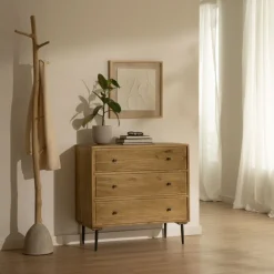 Banak Boreal Confortable en bois massif de manguier et métal