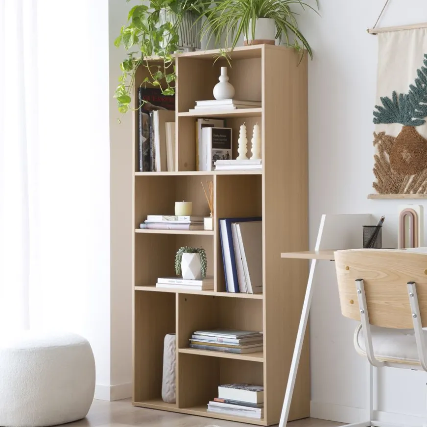 Banak Connor étagère en ch&ecirc;ne