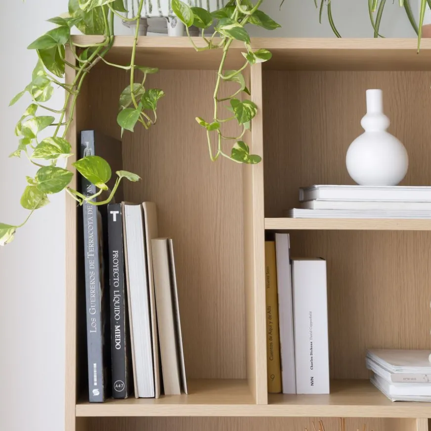 Banak Connor étagère en ch&ecirc;ne