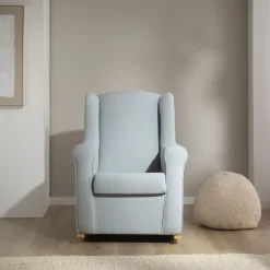 Banak Danat Fauteuil &agrave; bascule bleu turquoise