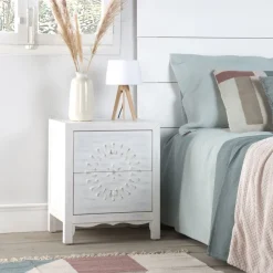 Banak Delhi Table de nuit blanche