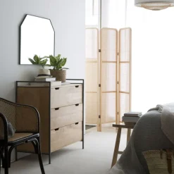 Banak Eifel Commode en bois de manguier et métal