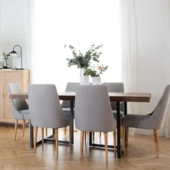 Banak Elisa Chaise rembourrée gris