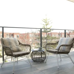 Banak Ensemble Canapé, 2 fauteuils et table basse mattia