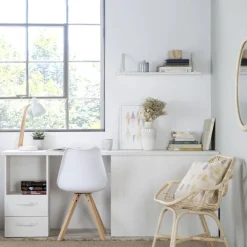 Enfant Banak Hansel Bureau avec tiroirs et rangement