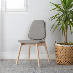 Banak Hudson Silla tapizada gris