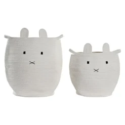 Enfant Banak Jalas Panier &agrave; linge 2 ensembles de coton blanc