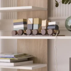 Enfant Banak Karel Train de traction de bois