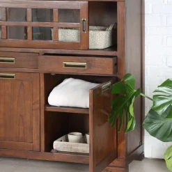 Banak Kenia Meuble en bois couleur teck