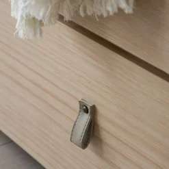 Enfant Banak Kumla Lit superposé de couleur naturelle pour matelas de 90