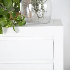 Banak Liland Commode en bois laqué blanc