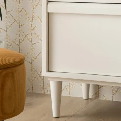 Banak Margot Chiffonnier en bois laqué blanc