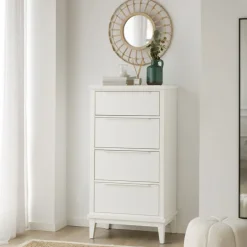 Banak Naroa Commode laqué en blanc