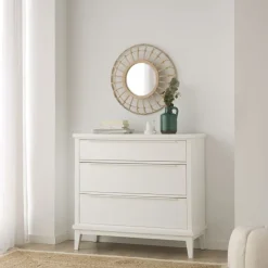 Banak Naroa Confortable laqué en blanc