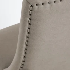 Banak Pack 6 chaises bimba rembourrée gris