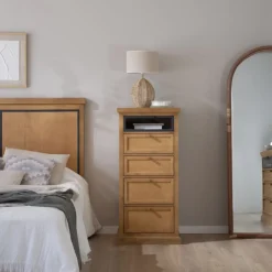 Banak Parma Commode en bois massif de manguier et métal