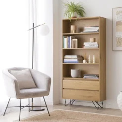 Banak Sigrid Fauteuil velours gris