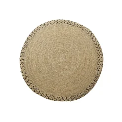 Banak Wing Tapis en fibre naturelle bicolore