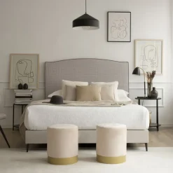 Banak Xela T&ecirc;te de lit rembourrée pour lit de 150 et 160