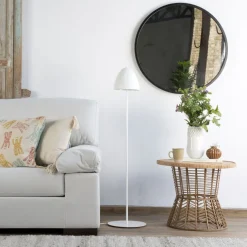 Banak Ydea Lampe pied métal blanc h 130