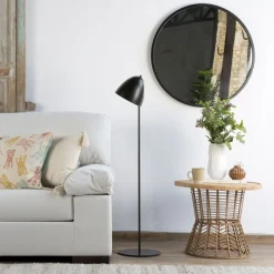 Banak Ydea Lampe pied métal noir h 130