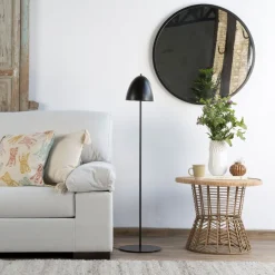 Banak Ydea Lampe pied métal noir h 130