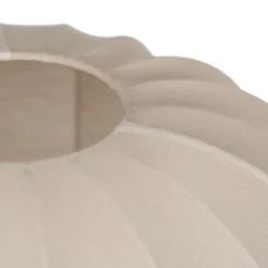 Banak Zalka Lampe de table en métal et tissu