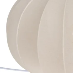 Banak Zalka Lampe de table en métal et tissu